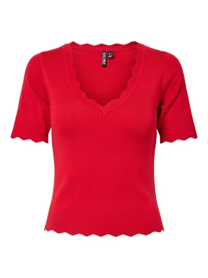 Pieces Bluzka "Pcjuline" w kolorze czerwonym rozmiar: XL