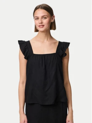 Pieces Bluzka Pia 17154740 Czarny Regular Fit