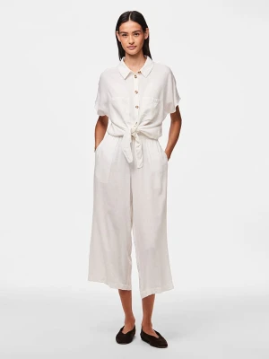 Pieces Bluzka "Pia" w kolorze białym rozmiar: M