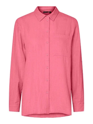 Pieces Bluzka "Sastina" w kolorze jasnoróżowym rozmiar: M