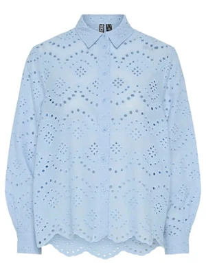 Pieces Bluzka "Vilde" w kolorze błękitnym rozmiar: S