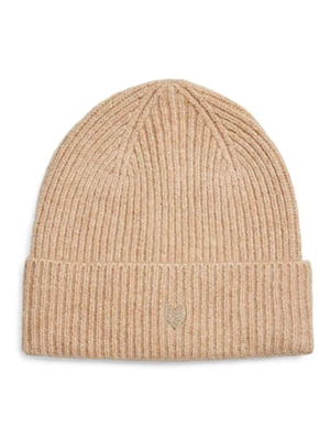Pieces Czapka beanie w kolorze beżowym rozmiar: onesize
