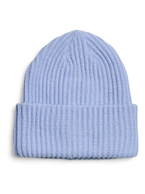 Pieces Czapka dzianinowa w kolorze błękitnym rozmiar: onesize