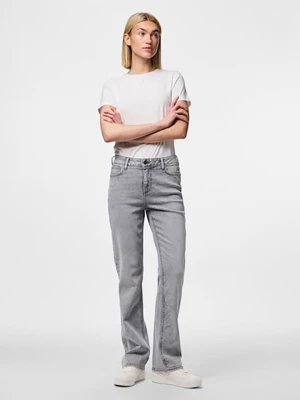 Pieces Dżinsy - Regular fit - w kolorze szarym rozmiar: W29/L32