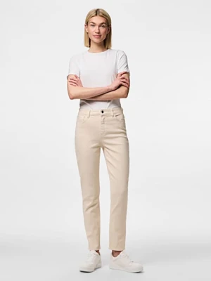 Pieces Dżinsy - Tapered fit - w kolorze beżowym rozmiar: W28/L30