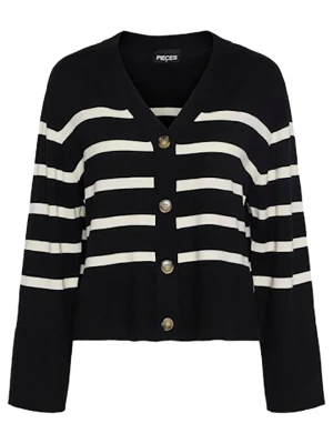 Pieces Kardigan w kolorze czarno-białym rozmiar: S