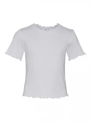Pieces KIDS T-Shirt 17138625 Biały Slim Fit