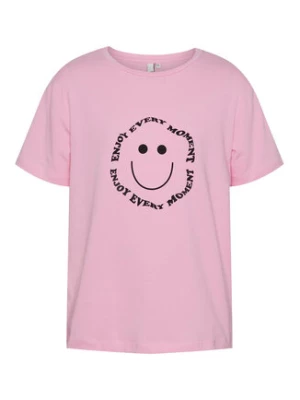 Pieces KIDS T-Shirt Fibbi 17135523 Różowy Relaxed Fit