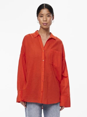Pieces Koszula w kolorze pomarańczowym rozmiar: XS