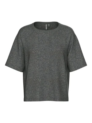 Pieces Koszulka "Bree" w kolorze szarym rozmiar: L