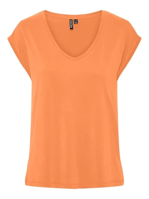 Pieces Koszulka "Kamala" w kolorze pomarańczowym rozmiar: XS