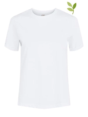 Pieces Koszulka "Pcria" w kolorze białym rozmiar: M