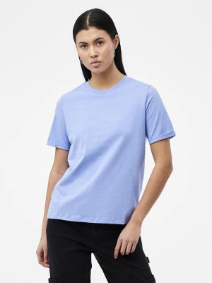 Pieces Koszulka "Ria" w kolorze niebieskim rozmiar: XS