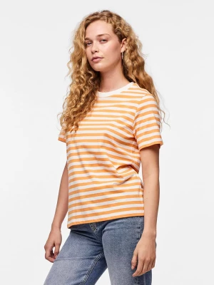 Pieces Koszulka "Ria" w kolorze pomarańczowym rozmiar: XL