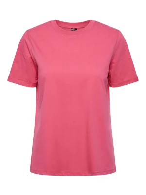 Pieces Koszulka "Ria" w kolorze różowym rozmiar: XXL