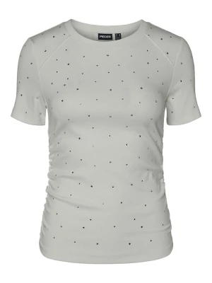 Pieces Koszulka "Tyler" w kolorze jasnoszarym rozmiar: S