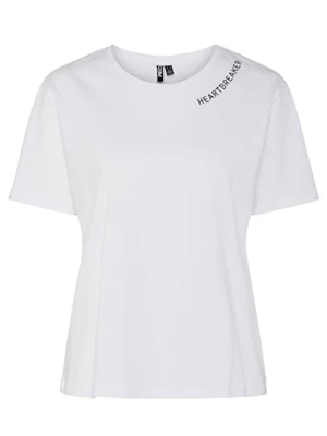 Pieces Koszulka w kolorze białym rozmiar: S