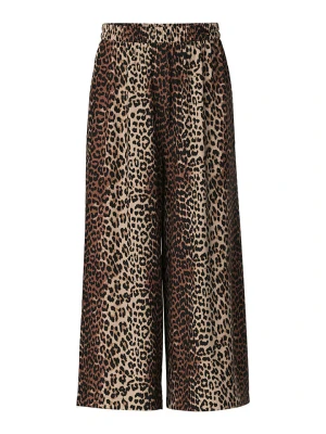 Pieces Kuloty "Nya" w kolorze brązowo-beżowym rozmiar: S