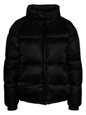 Pieces Kurtka pikowana w kolorze czarnym rozmiar: L