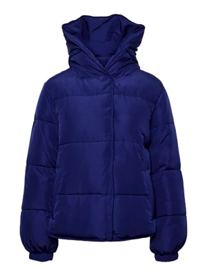 Pieces Kurtka pikowana w kolorze niebieskim rozmiar: XS