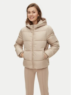 Pieces Kurtka zimowa 17115626 Beżowy Regular Fit