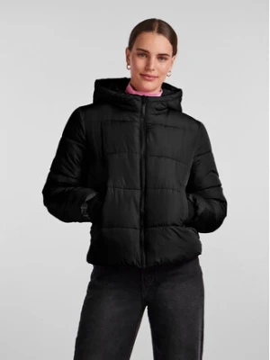 Pieces Kurtka zimowa 17115626 Czarny Regular Fit