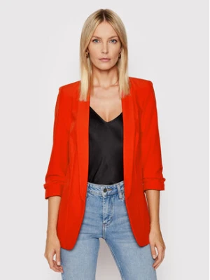 Pieces Marynarka Boss 17090996 Czerwony Regular Fit