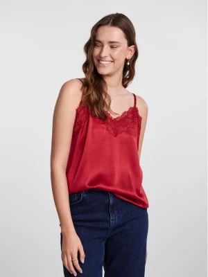 Pieces Piżama 17142952 Czerwony Regular Fit