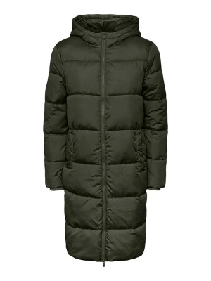 Pieces Płaszcz przejściowy "Pcbee" w kolorze ciemnozielonym rozmiar: S