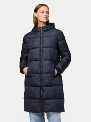 Pieces Płaszcz zimowy 17115627 Granatowy Regular Fit