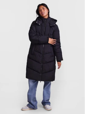 Pieces Płaszcz zimowy Jamilla 17126619 Czarny Oversize