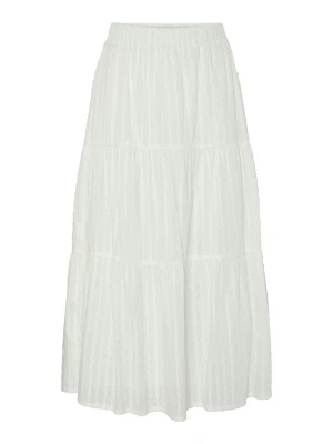 Pieces Spódnica "Fiona" w kolorze kremowym rozmiar: S