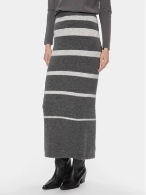 Pieces Spódnica ołówkowa 17143482 Szary Regular Fit