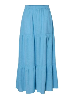 Pieces Spódnica "Tohime" w kolorze niebieskim rozmiar: L