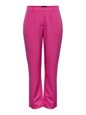 Pieces Spodnie "Amalie" w kolorze różowym rozmiar: XS