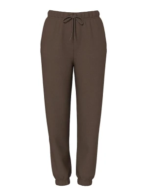 Pieces Spodnie dresowe "Chilli" w kolorze brązowym rozmiar: XL
