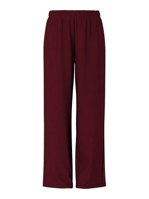 Pieces Spodnie dresowe "Chilli" w kolorze ciemnoczerwonym rozmiar: XS