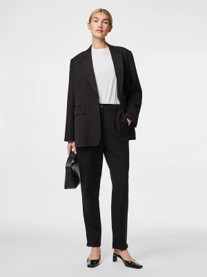 Pieces Spodnie "Pckamil" w kolorze czarnym rozmiar: M/L32