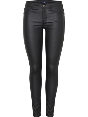 Pieces Spodnie "Shape-Up Paro" - Skinny fit - w kolorze czarnym rozmiar: XS