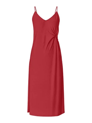 Pieces Sukienka "Anora" w kolorze czerwonym rozmiar: XS