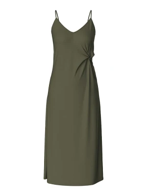 Pieces Sukienka "Anora" w kolorze khaki rozmiar: M