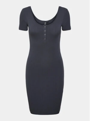 Pieces Sukienka codzienna Kitte 17146324 Granatowy Slim Fit