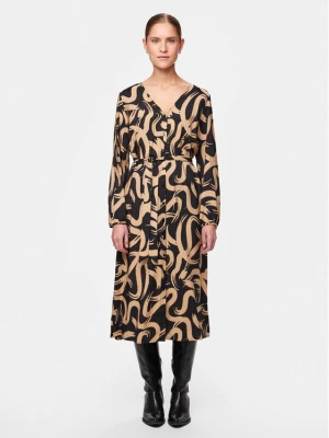 Pieces Sukienka koszulowa Merita 17147634 Beżowy Regular Fit