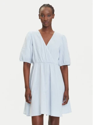 Pieces Sukienka letnia Sastina 17156475 Błękitny Regular Fit