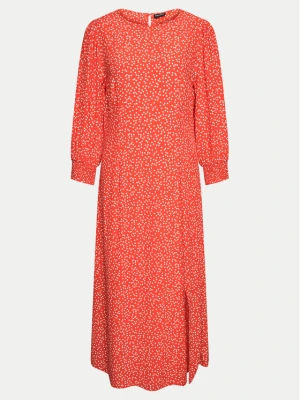 Pieces Sukienka letnia Sui 17149330 Czerwony Regular Fit