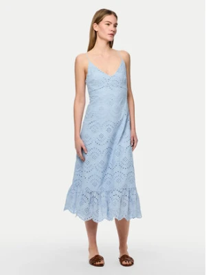 Pieces Sukienka letnia Vilde 17156565 Błękitny Regular Fit