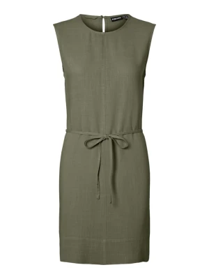 Pieces Sukienka "Pcvinsty" w kolorze khaki rozmiar: S