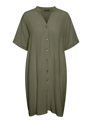 Pieces Sukienka w kolorze khaki rozmiar: XS