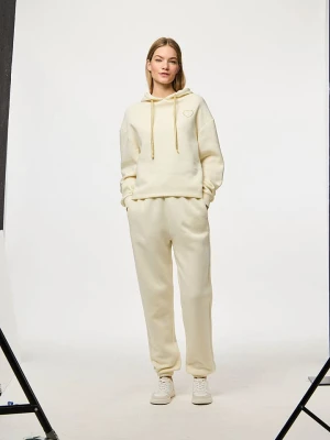 Pieces Sweter "Chilli" w kolorze kremowym rozmiar: L