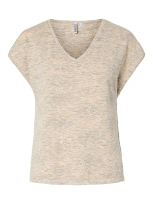 Pieces Sweter w kolorze beżowym rozmiar: XS